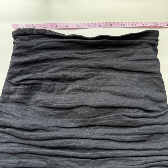 Nicole Miller Womens Black Ruched Pencil Skirt 4 - Picture 9 of 10